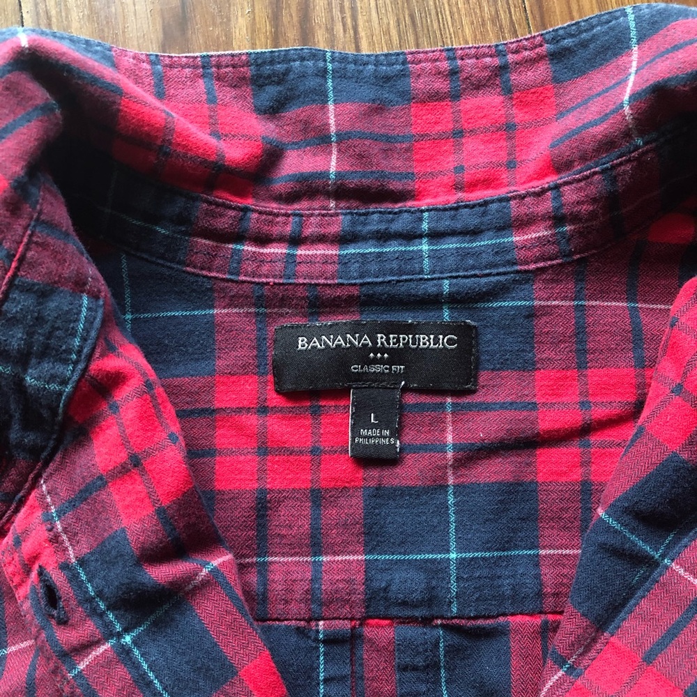 Banana Republic Red Flannel
